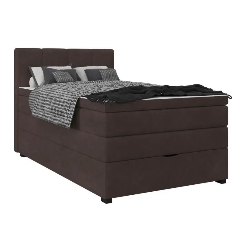 Boxspringbett mit Topper & Bettkasten 100x200 Lauro