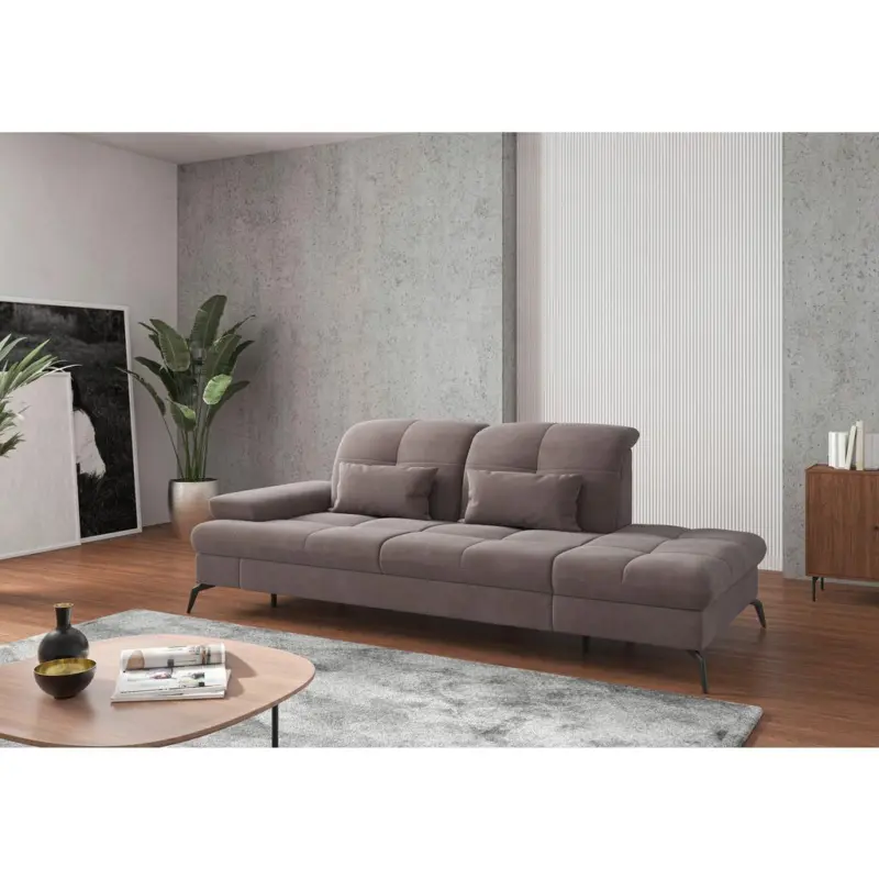 R&Eacute;CAMIERE Amica E, Taupe B: 231 cm