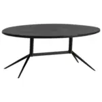 M&ouml;belix Couchtisch Mangoholz Schwarz L: 90 cm