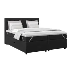 Boxspringbett Elio Schwarz 160x200 cm H2