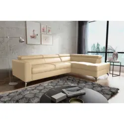 ECKSOFA Mondo, Beige S: 286x208 cm