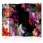 M&ouml;belix PARAVENT Multicolor Schwarz B: 225 cm