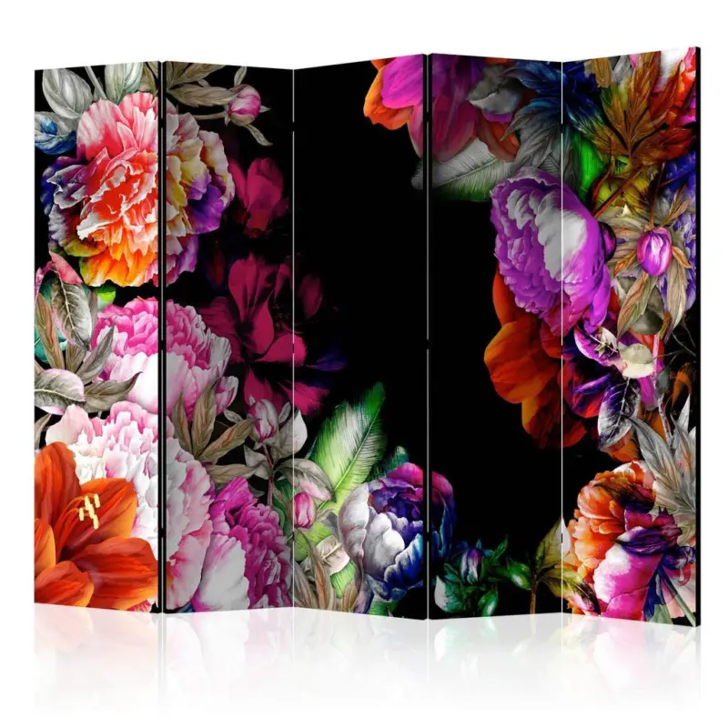 PARAVENT Multicolor Schwarz B: 225 cm