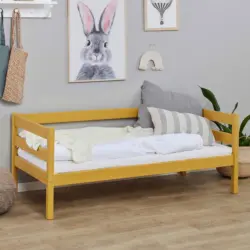 Kinder-/Jugenbett Comfort gelb, LF: 70x160 cm