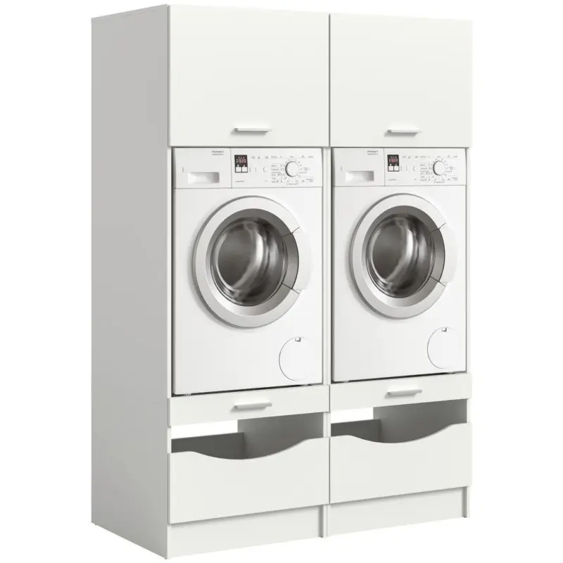 HAUSWIRTSCHAFTSRAUM Free Wei&szlig; B: 133cm
