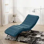 M&ouml;belix Relaxliege Swing Black Blau B: 65 cm