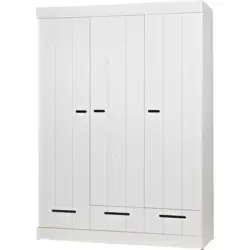 DREHT&Uuml;RENSCHRANK Connect, Wei&szlig; B: 140 cm