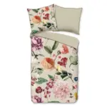 M&ouml;belix Wendebettw&auml;sche Fiori Gelb Beige Ecru 155x220 cm
