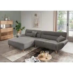 ECKSOFA Drago, Anthrazit S: 166x290 cm