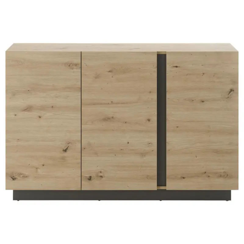 SIDEBOARD Clair Grau/Eiche Dekor B:138cm