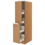 M&ouml;belix Apothekerschrank Nano B: 30 cm Buchefarben 2 Ausz&uuml;ge