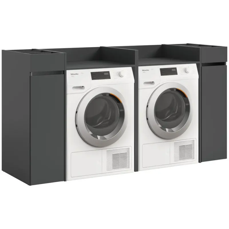 WASCHMASCHINENSCHRANK Free Anthrazit B: 190cm