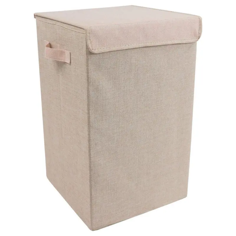 W&auml;schekorb Dreso M Creme 30x50x30 cm