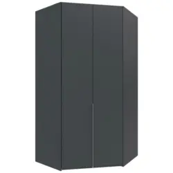 ECKKLEIDERSCHRANK New York Graphitfarben B:120cm