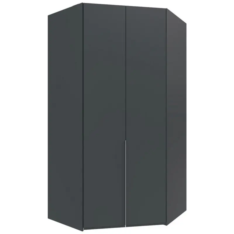 ECKKLEIDERSCHRANK New York Graphitfarben B:120cm