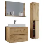 M&ouml;belix BADEZIMMER Lendas Honigeiche B: 114 cm