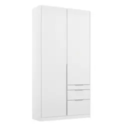 Dreht&uuml;renschrank 91cm Alabama, Wei&szlig;