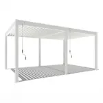 M&ouml;belix PergoLine Superior, 360x530 cm wetterbest&auml;ndig, wei&szlig;