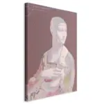 M&ouml;belix Leinwandbild Pastel Lady Multicolor B: 60 cm