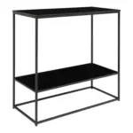 M&ouml;belix Konsole in Holzwerkstoff Vita Schwarz, B/H/T: 80x80x36cm