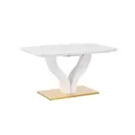 M&ouml;belix Esstisch ausziehbar Jade 140-180x76x90 cm Wei&szlig;