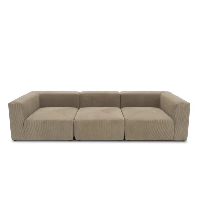 3-SITZER-SOFA Schlammfarben B: 301 cm