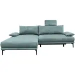 M&ouml;belix Ecksofa mit Bettkasten Lagacy 192x260 cm Webstoff Mintgr&uuml;n