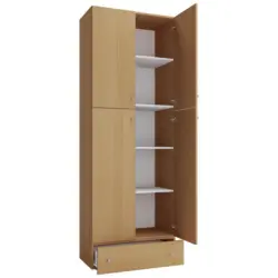 Dreht&uuml;renschrank B: 70 cm Lona XXL Buche Dekor