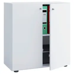 Aktenschrank Lona Wei&szlig; Dekor B: 70 cm