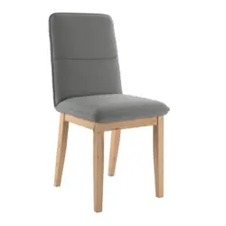 Vierfu&szlig;stuhl Beluna II Webstoff grau, B: 47cm