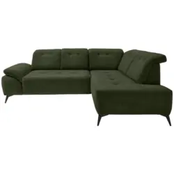 Ecksofa Fiore Dunkelgr&uuml;n S: 272x200 cm