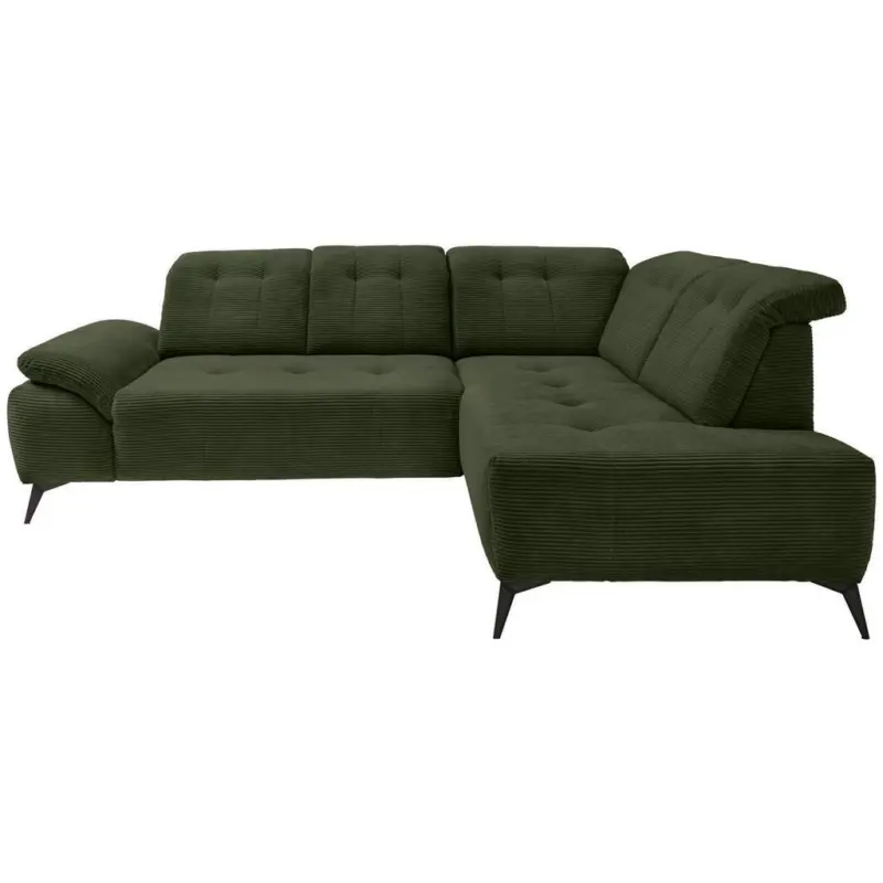 Ecksofa Fiore Dunkelgr&uuml;n S: 272x200 cm