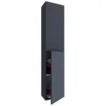 M&ouml;belix Hochschrank Bad Lendas BxH 32,6x150 cm Anthrazit