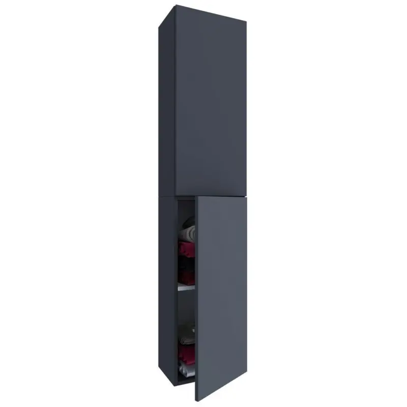 Hochschrank Bad Lendas BxH 32,6x150 cm Anthrazit