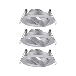 Deckenleuchte 3er-Set &Oslash; 8,4 cm ohne Leuchtmittel, rund