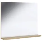 M&ouml;belix Wandspiegel Landos 50x60 cm Eichefarben/Wei&szlig;