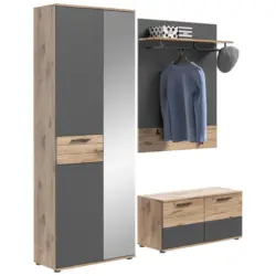 Mason B: 175 cm Nox Oak 3-Teilig