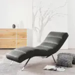 M&ouml;belix Relaxliege Swing Silver Dunkelgrau B: 65 cm