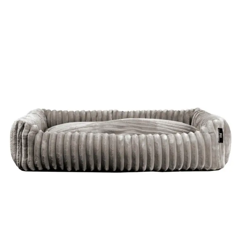 Hundebett Kuschelsofa Deluxe Grau, LxBxH: 70x50x15 cm