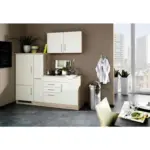 M&ouml;belix Einbauk&uuml;che K&uuml;chenblock M&ouml;belix Toronto Creme/Eiche Dekor B: 190 cm