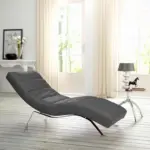 M&ouml;belix Relaxliege Swing Silver Dunkelgrau B: 65 cm