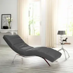 Relaxliege Swing Silver Dunkelgrau B: 65 cm