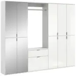 M&ouml;belix Garderobe Projekt X 4-Teilig Wei&szlig; B: 213 cm