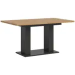 M&ouml;belix Ausziehtisch Marlon 150 AZ Artisan/Grau, B:150-190 cm