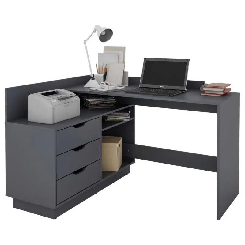 Eckschreibtisch mit Stauraum B 129 cm H 83,5 cm Belfast