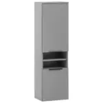 M&ouml;belix Midischrank Alessio BxH: 40,3x 138,3 cm Grau/Platin