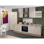 M&ouml;belix Einbauk&uuml;che K&uuml;chenblock M&ouml;belix Nepal Sonoma Eiche/Kaschmir B: 310cm