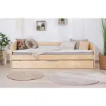 M&ouml;belix Ausziehbett Echtholz massiv 90x200 Melinda, Kiefer