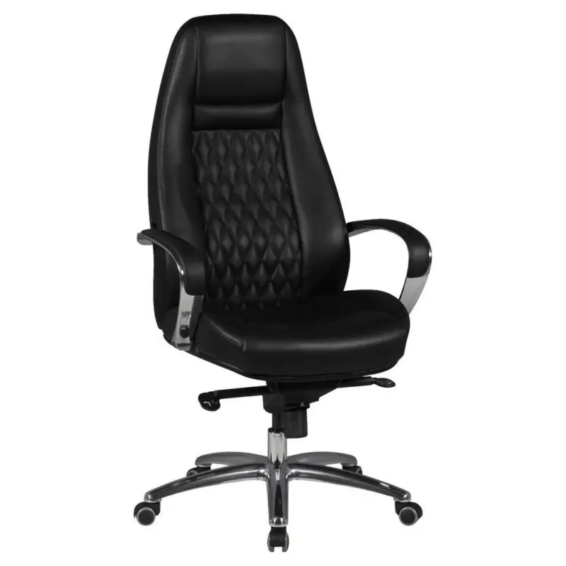 Chefsessel Austin Echtleder mit Armlehnen + Wippfunktion