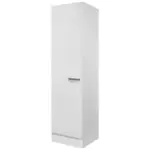 M&ouml;belix Geschirrschrank Alba B: 50 cm Wei&szlig; 1 Dreht&uuml;r 3 B&ouml;den